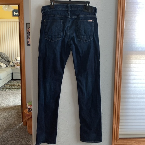 Hudson Byron 5 pocket Straight Men's Blue Jeans, size 32, 4 Button Up - Picture 2 of 16